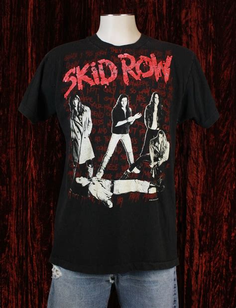 skid row t shirt vintage